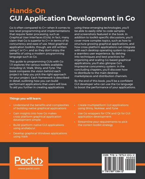 Produktbild: Hands-On GUI Application Development in Go