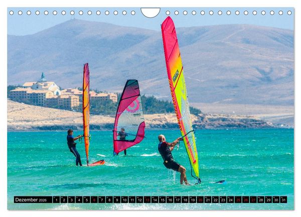Produktbild: Fuerteventura - Hart am Wind (Wandkalender 2026 DIN A4 quer), CALVENDO Monatskalender
