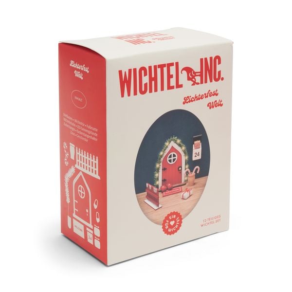 Produktbild: Wichtel Inc. Set mit LED Lichterkette 12-teilig