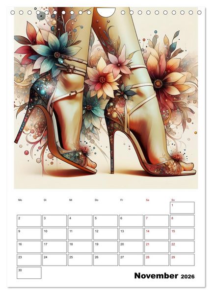 Produktbild: High Heels Zauber (Wandkalender 2026 DIN A4 hoch), CALVENDO Monatskalender