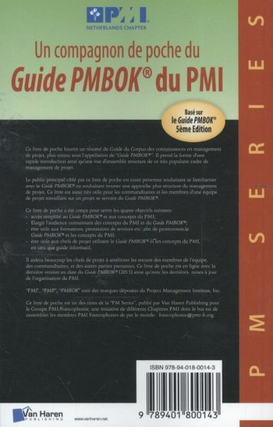 Produktbild: Un compagnon de poche du Guide PMBOK&reg; du PMI -Bas&eacute; sur le Guide PMBOK&reg; 5&egrave;me Edition
