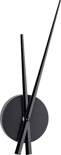 Produktbild: TFA Dostmann 60.3036.01 Quarz Wanduhr 50cm x 96mm x 310mm x 33mm Schwarz