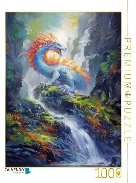 Produktbild: CALVENDO Puzzle Das Land der Drachenlegenden | 1000 Teile Lege-Gr&ouml;&szlig;e 64x48cm Foto-Puzzle f&uuml;r gl&uuml;ckliche Stunden