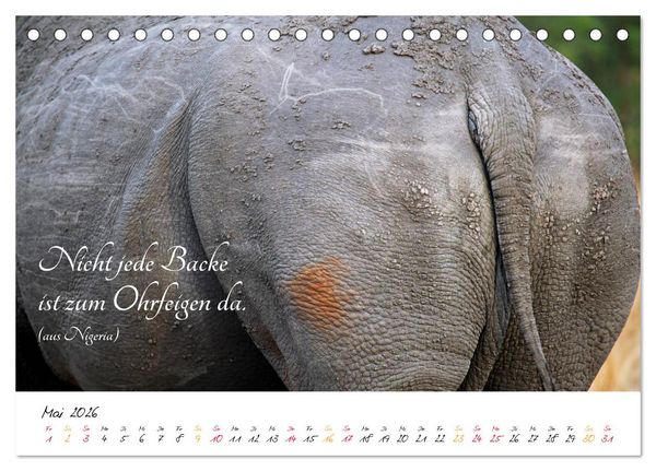 Produktbild: AFRIKA - Kontinent der Poesie (Tischkalender 2026 DIN A5 quer), CALVENDO Monatskalender