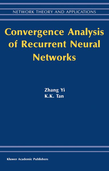 Produktbild: Convergence Analysis of Recurrent Neural Networks