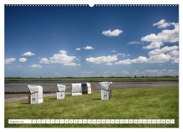Produktbild: Schleswig-Holsteins Norden (Wandkalender 2026 DIN A2 quer), CALVENDO Monatskalender