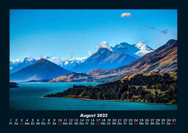 Produktbild: Die Seen der Erde 2025 Fotokalender DIN A4