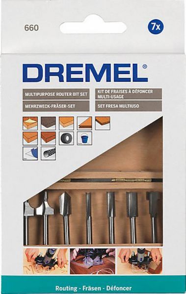 Produktbild: Dremel 26150660JA Fr&auml;sset HSS Schaftdurchmesser 3.2mm