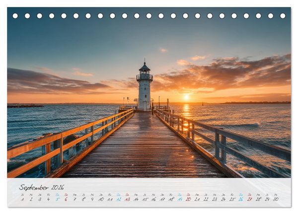 Produktbild: W&auml;chter der K&uuml;ste (Tischkalender 2026 DIN A5 quer), CALVENDO Monatskalender