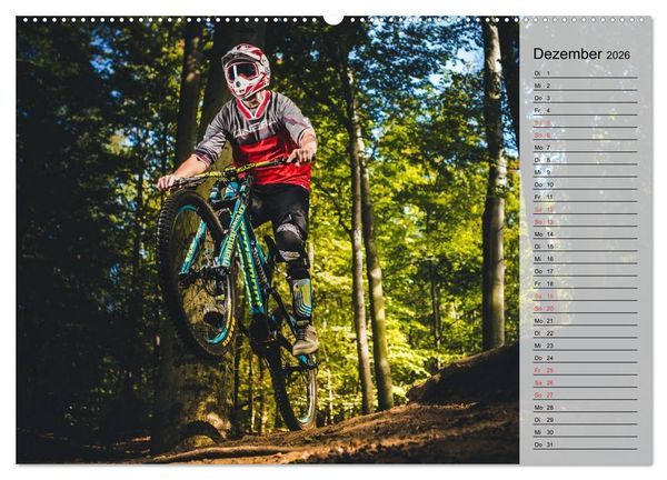 Produktbild: Mountainbike Action (hochwertiger Premium Wandkalender 2026 DIN A2 quer), Kunstdruck in Hochglanz