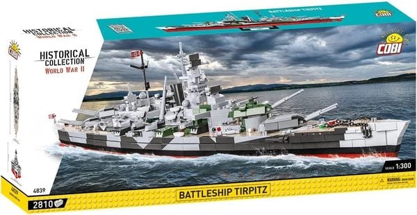 COBI Historical Collection 4839 - Battleship Tirpitz, Schlachtschiff WWII