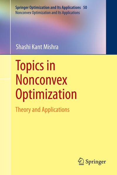Produktbild: Topics in Nonconvex Optimization