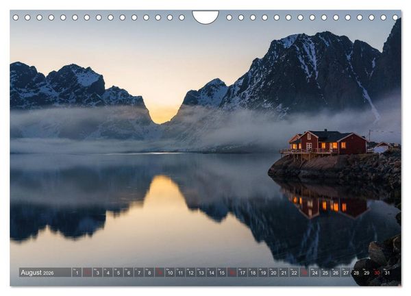 Produktbild: Lofoten - From Dusk Till Dawn (Wandkalender 2026 DIN A4 quer), CALVENDO Monatskalender