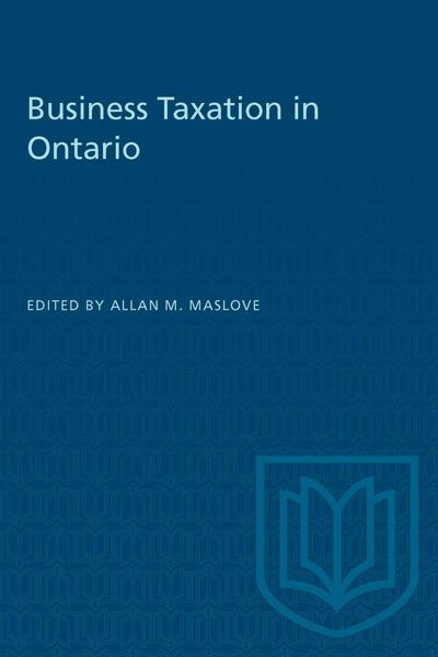 Produktbild: Business Taxation in Ontario
