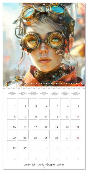 Produktbild: Steampunk - Mechanical World (Wall Calendar 2026 12 &times; 12 Inch) CALVENDO 12 Month Wall Calendar