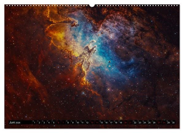 Produktbild: Deepsky XVII (Wandkalender 2026 DIN A2 quer), CALVENDO Monatskalender