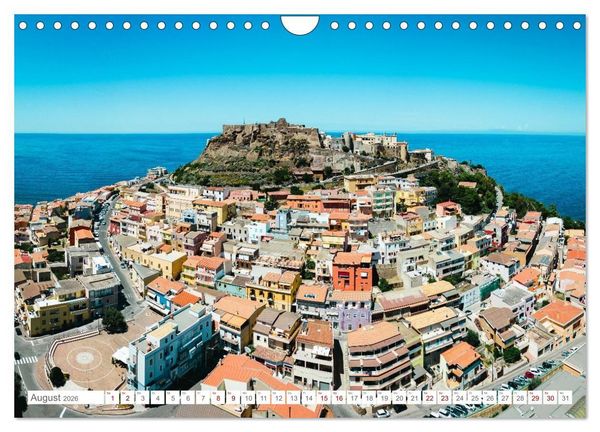 Produktbild: Sardinien. Sch&ouml;ne Landschaften und bunte St&auml;dte. (Wandkalender 2026 DIN A4 quer), CALVENDO Monatskalender