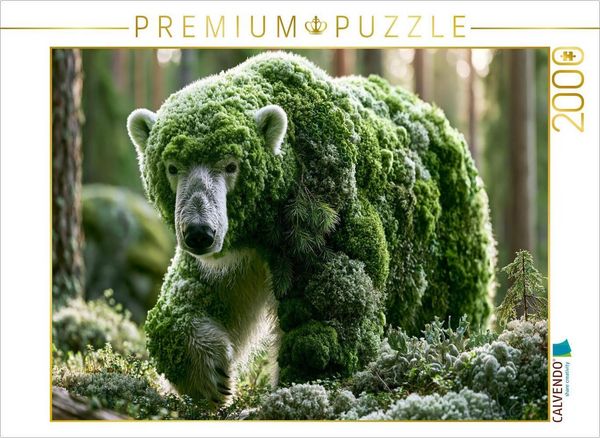 CALVENDO Puzzle Waldeisbar | 2000 Teile Lege-Größe 90x67cm Foto-Puzzle für glückliche Stunden