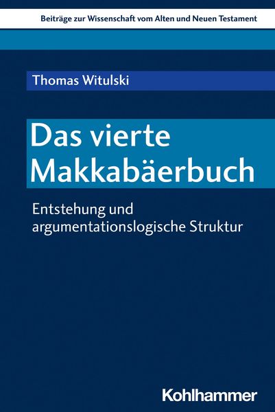 Produktbild: Das vierte Makkab&auml;erbuch