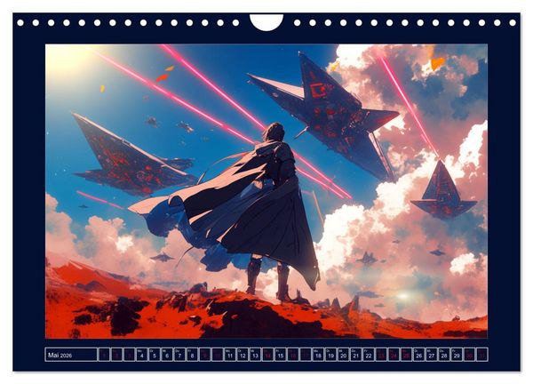 Produktbild: Interstellare Helden (Wandkalender 2026 DIN A4 quer), CALVENDO Monatskalender