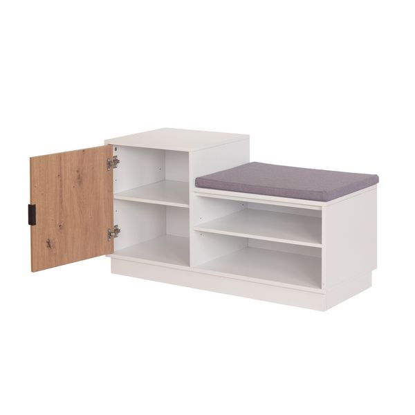 Produktbild: HTI-Living Garderobe Dana2 Wei&szlig; Artisaneiche Garderobe Dana2 Wei&szlig; Artisaneiche