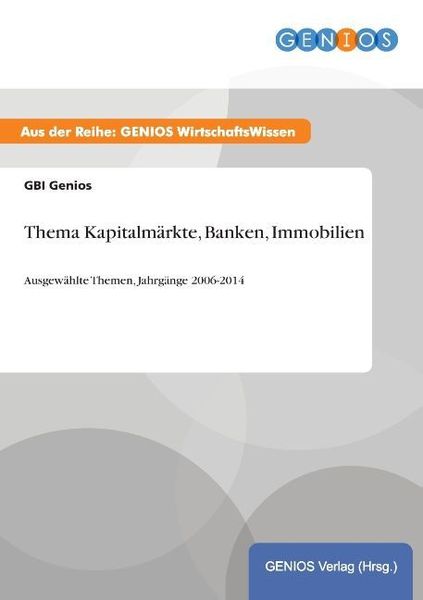 Produktbild: Thema Kapitalm&auml;rkte, Banken, Immobilien