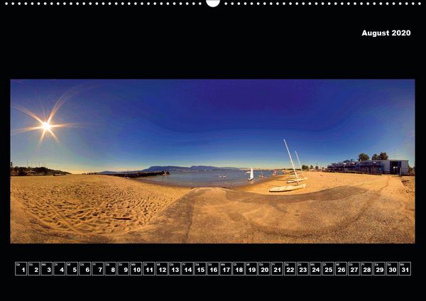 Produktbild: Vancouver / Kanada in faszinierender 360&deg; Panorama-Photographie (Premium, hochwertiger DIN A2 Wandkalender 2020, Kunstdruck in Hochglanz)