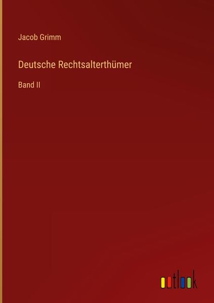 Produktbild: Deutsche Rechtsalterth&uuml;mer