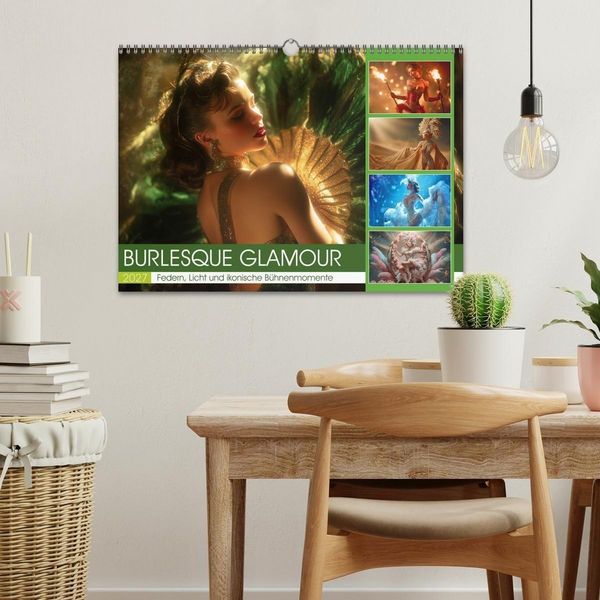 Produktbild: Burlesque Glamour (Wandkalender 2027 DIN A3 quer), CALVENDO Monatskalender