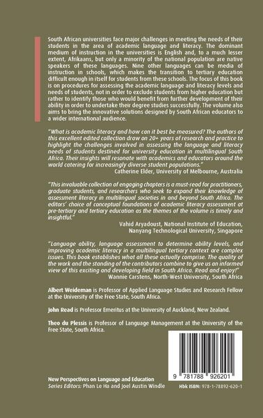 Produktbild: Assessing Academic Literacy in a Multilingual Society