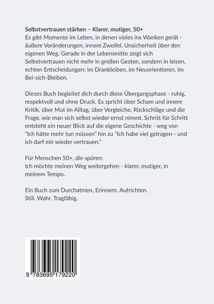 Produktbild: Selbstvertrauen st&auml;rken - Klarer, mutiger, 50+