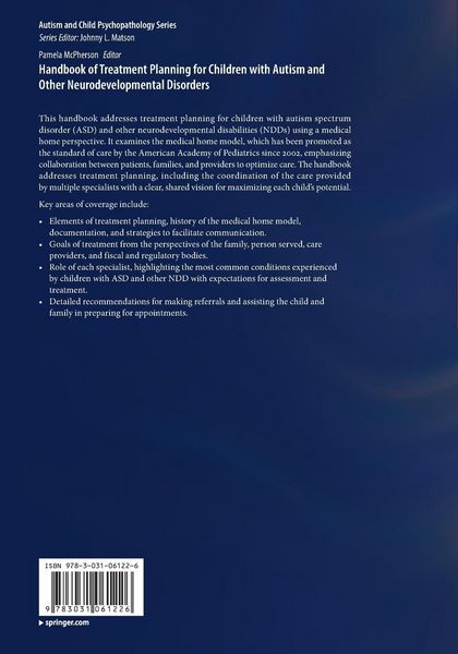 Produktbild: Handbook of Treatment Planning for Children with Autism and Other Neurodevelopmental Disorders