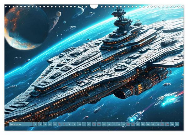 Produktbild: Kriegsschiffe Anbruch einer neuen &Auml;ra (Wandkalender 2026 DIN A3 quer), CALVENDO Monatskalender
