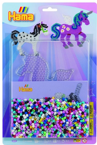 Produktbild: Hama&reg; B&uuml;gelperlen Blister Pegasus 2.000 St&uuml;ck.