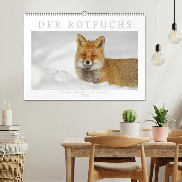 Produktbild: Der Rotfuchs (Wandkalender 2026 DIN A2 quer), CALVENDO Monatskalender