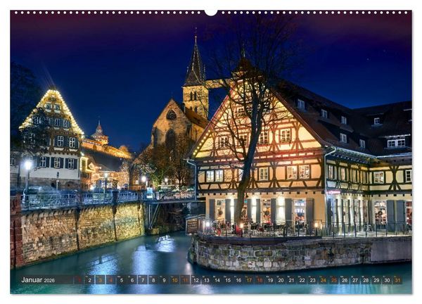 Produktbild: Esslingen am Neckar. Ein- und Ausblicke von Andreas Voigt (Wandkalender 2026 DIN A2 quer), CALVENDO Monatskalender