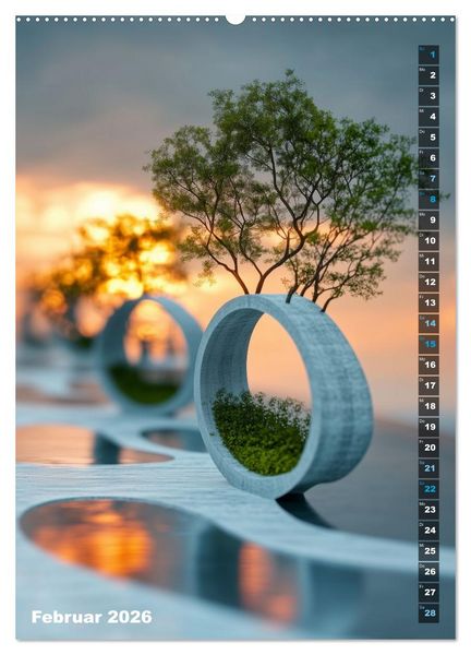 Produktbild: Ein Jahr voller Tagtr&auml;ume (Wandkalender 2026 DIN A2 hoch), CALVENDO Monatskalender