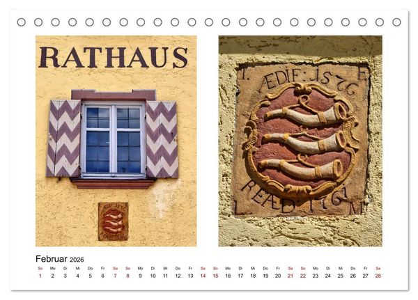 Produktbild: Wei&szlig;enhorn (Tischkalender 2026 DIN A5 quer), CALVENDO Monatskalender