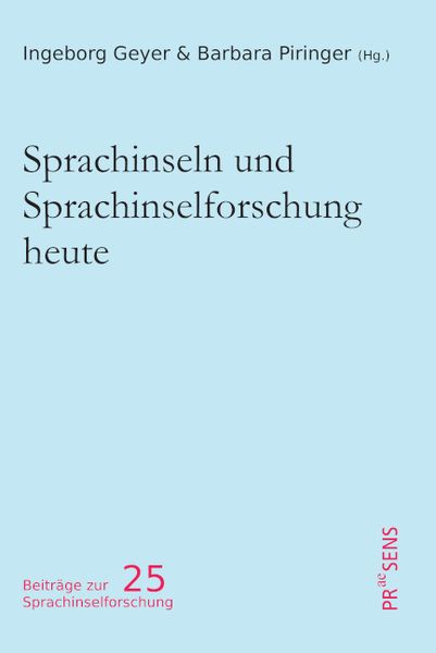 Produktbild: Sprachinseln und Sprachinselforschung heute