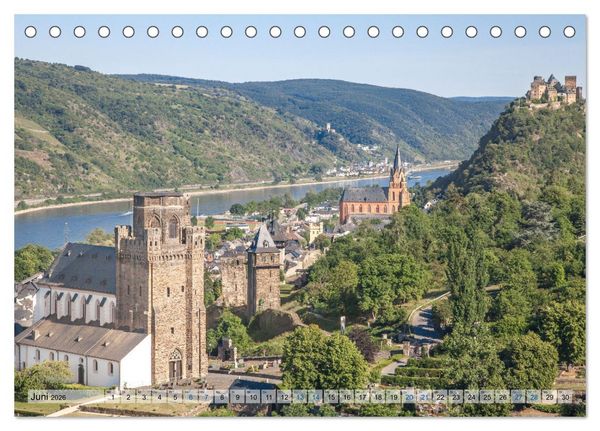 Produktbild: Romantisches Rheintal (Tischkalender 2026 DIN A5 quer), CALVENDO Monatskalender