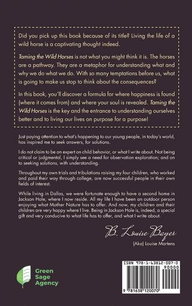 Produktbild: Taming The Wild Horses On Purpose For A Purpose