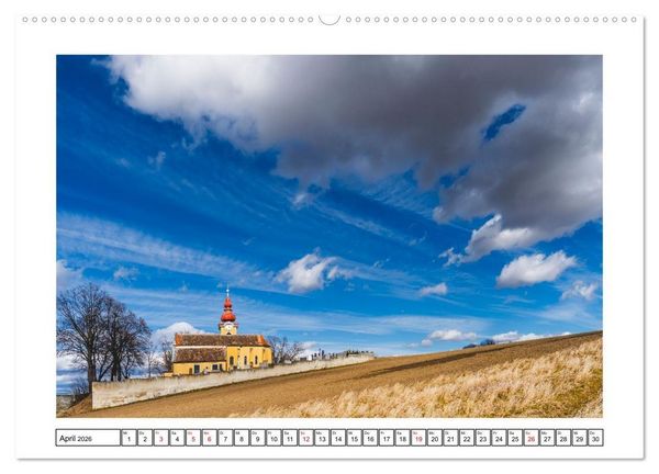 Produktbild: Das Weinviertel - Im Norden von Wien (hochwertiger Premium Wandkalender 2026 DIN A2 quer), Kunstdruck in Hochglanz