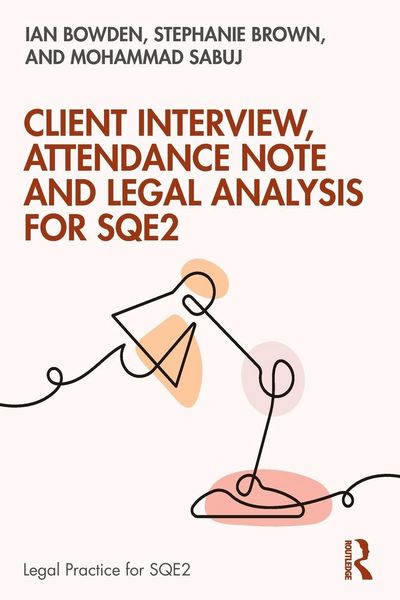 Produktbild: Client Interview, Attendance Note and Legal Analysis for SQE2