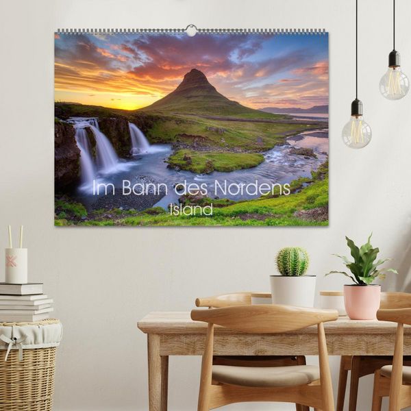 Produktbild: Im Bann des Nordens - Island (Wandkalender 2026 DIN A2 quer), CALVENDO Monatskalender