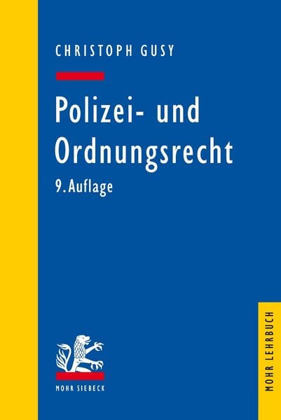 Produktbild: Polizei- und Ordnungsrecht