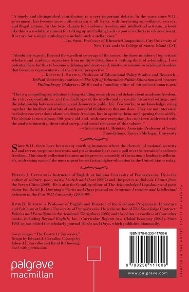 Produktbild: Academic Freedom in the Post-9/11 Era