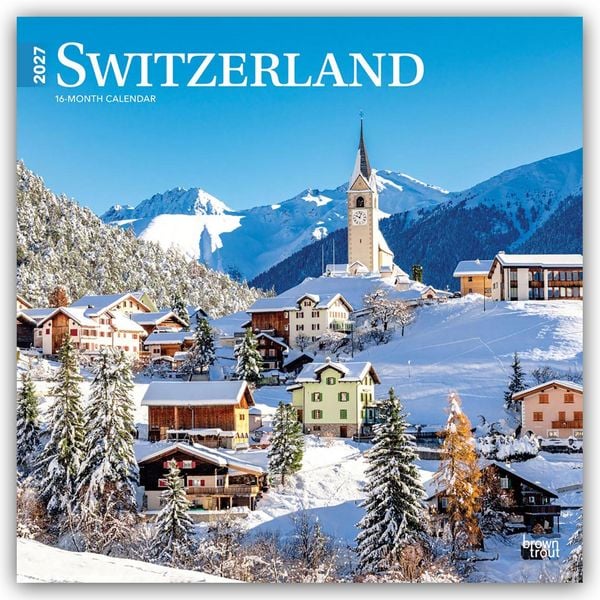 Produktbild: Switzerland &ndash; Schweiz 2027 &ndash; 16-Monatskalender