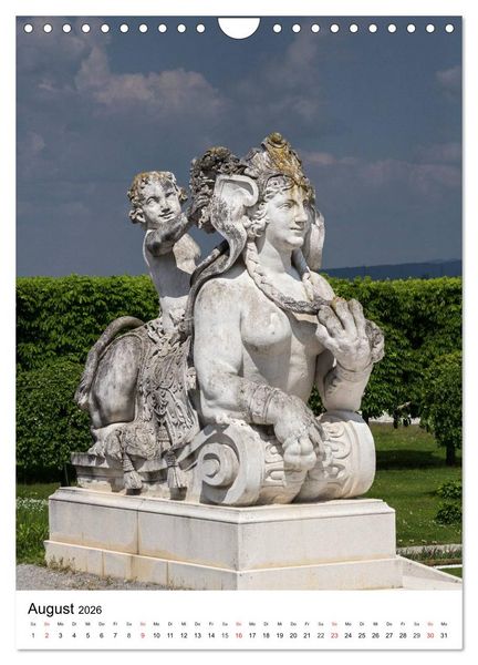 Produktbild: Schloss Hof &ndash; Die Perle unter den Marchfeldschl&ouml;ssern (Wandkalender 2026 DIN A4 hoch), CALVENDO Monatskalender