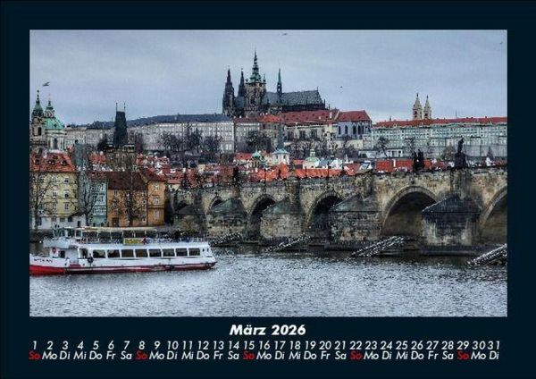 Produktbild: Prag 2026 Fotokalender DIN A5