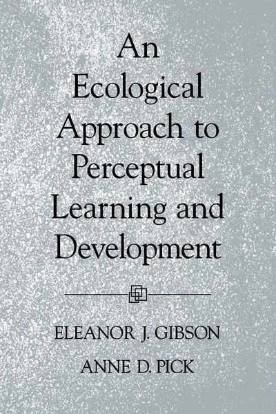 Produktbild: An Ecological Approach to Perceptual Learning and Development